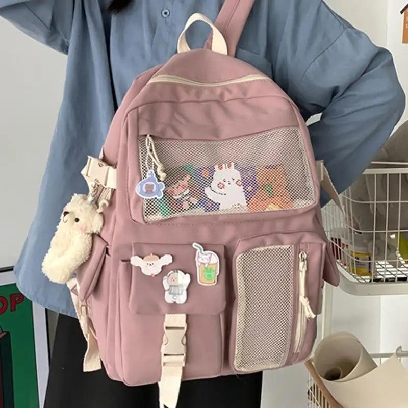 Elegant waterproof backpack for women in a stylish, minimalist design suitable for work and travel.