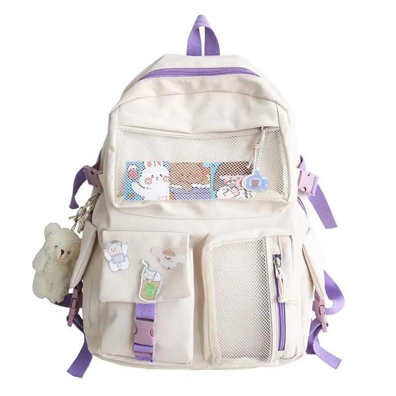 Elegant Waterproof Backpack for Women, Cute Laptop Bookbag for Travel