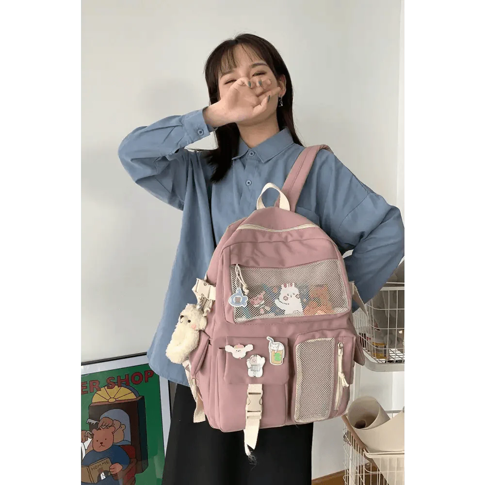 Elegant Waterproof Backpack for Women, Cute Laptop Bookbag for Travel
