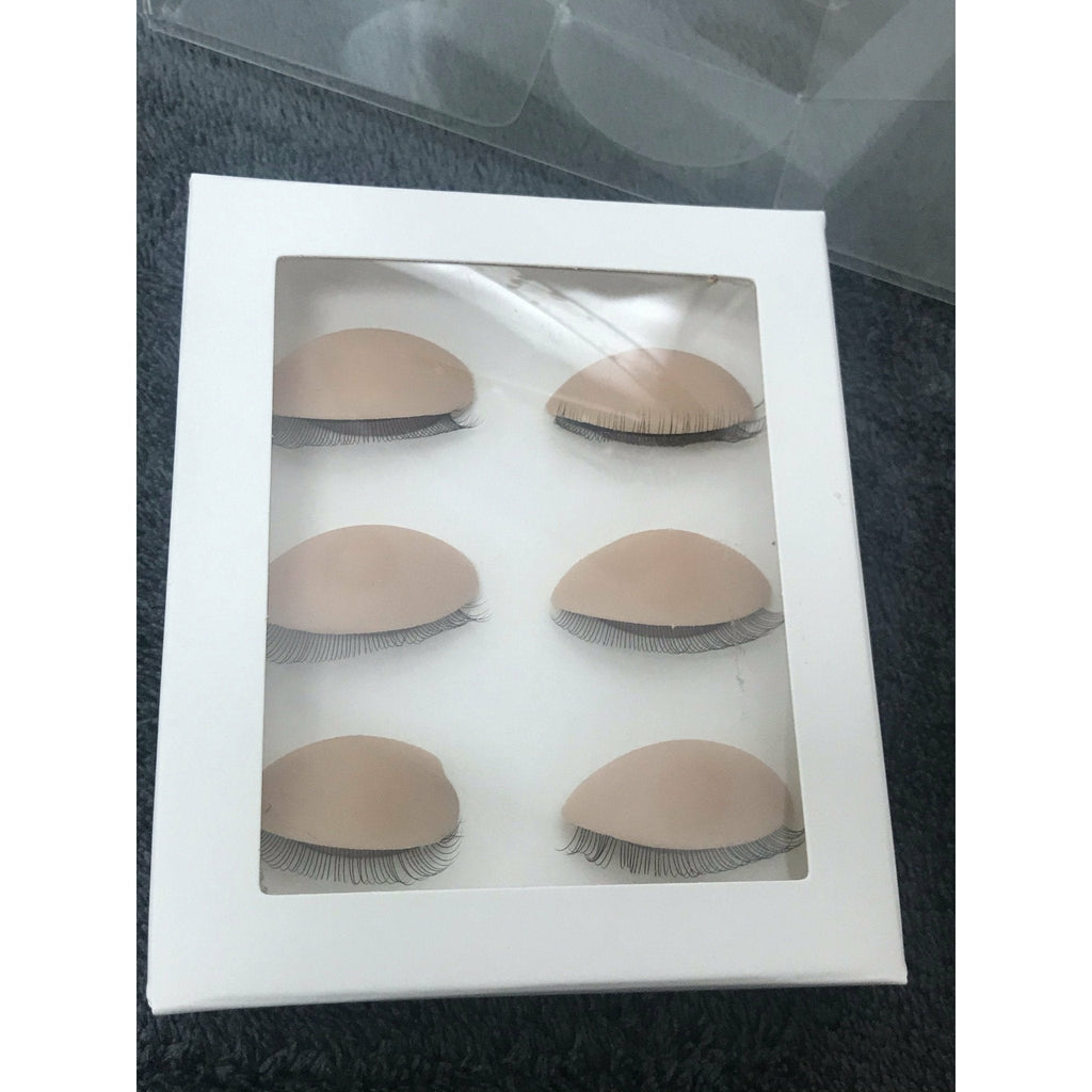 Eyelash Practice Mannequin Head with 3 Sets of Removable Eyes