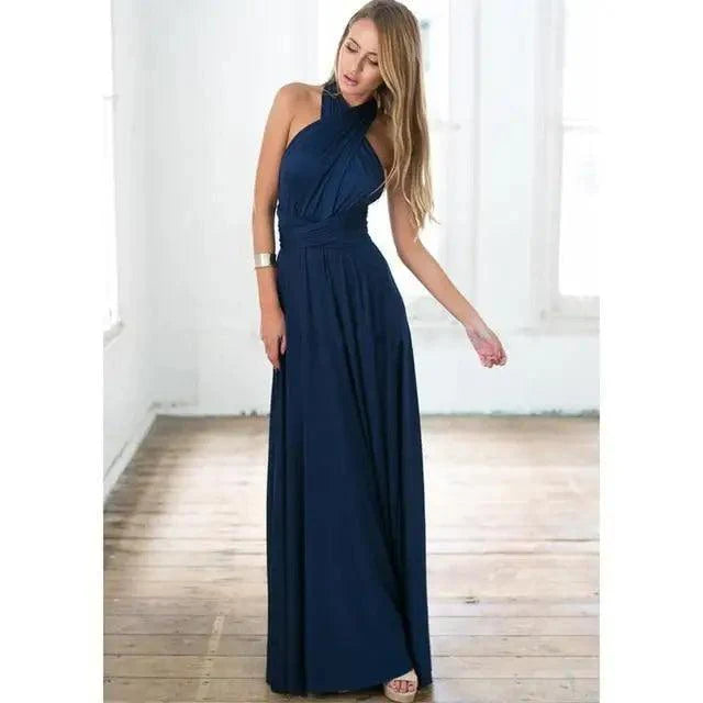 Boho Multiway Wrap Convertible Maxi Dress for Parties