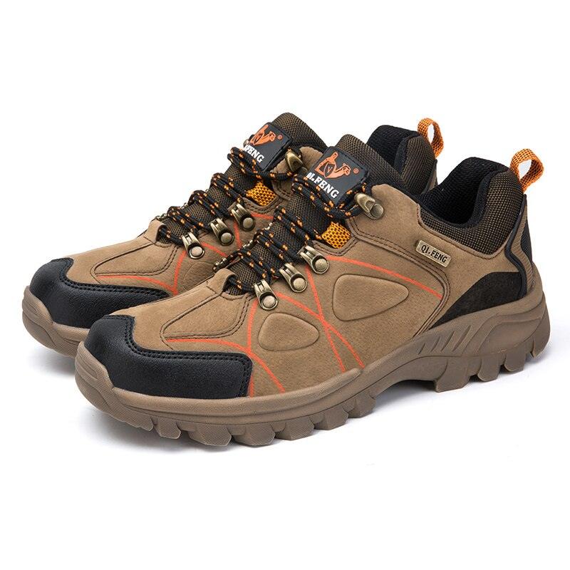 Men's Waterproof Hiking Shoes - Lightweight Mountain Climbing Boots