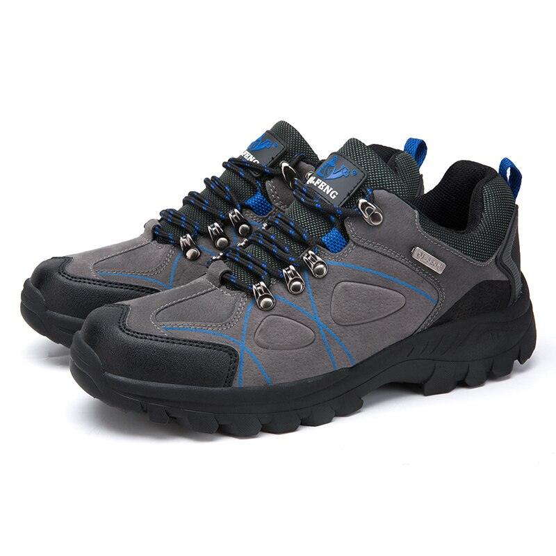 Men's Waterproof Hiking Shoes - Lightweight Mountain Climbing Boots