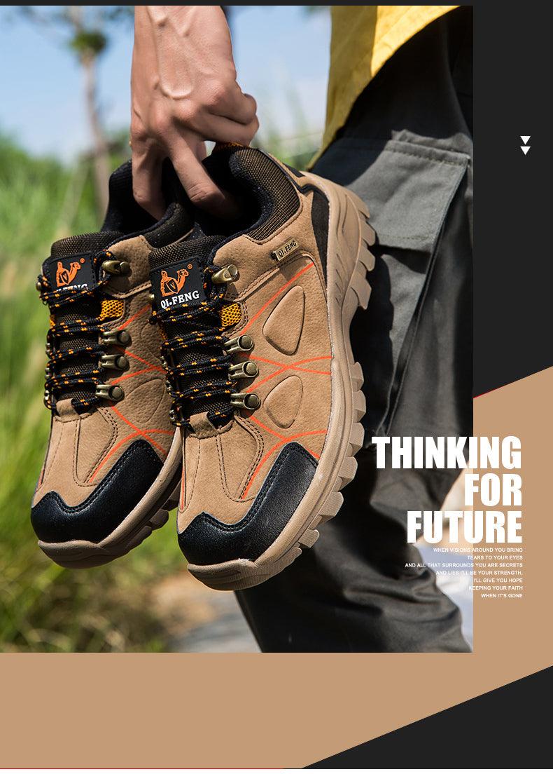 Men's Waterproof Hiking Shoes - Lightweight Mountain Climbing Boots