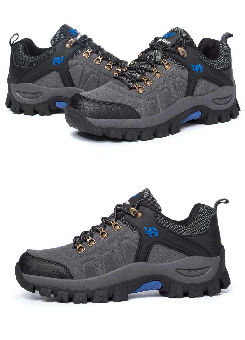 Men's Waterproof Outdoor Hiking Sneakers - Athletic Casual Shoes