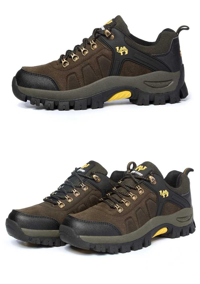 Men's Waterproof Outdoor Hiking Sneakers - Athletic Casual Shoes