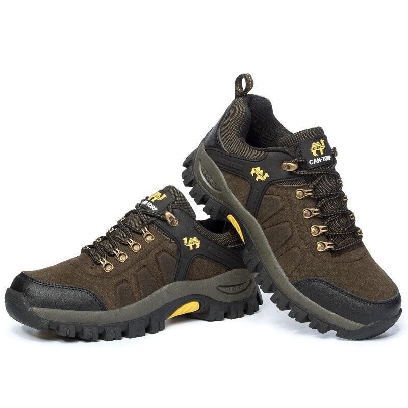 Men's Waterproof Outdoor Hiking Sneakers - Athletic Casual Shoes