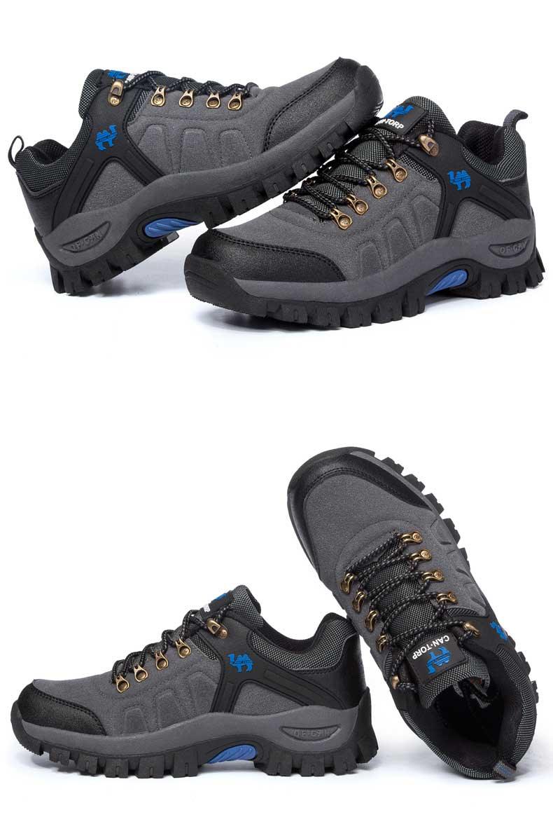 Men's Waterproof Outdoor Hiking Sneakers - Athletic Casual Shoes