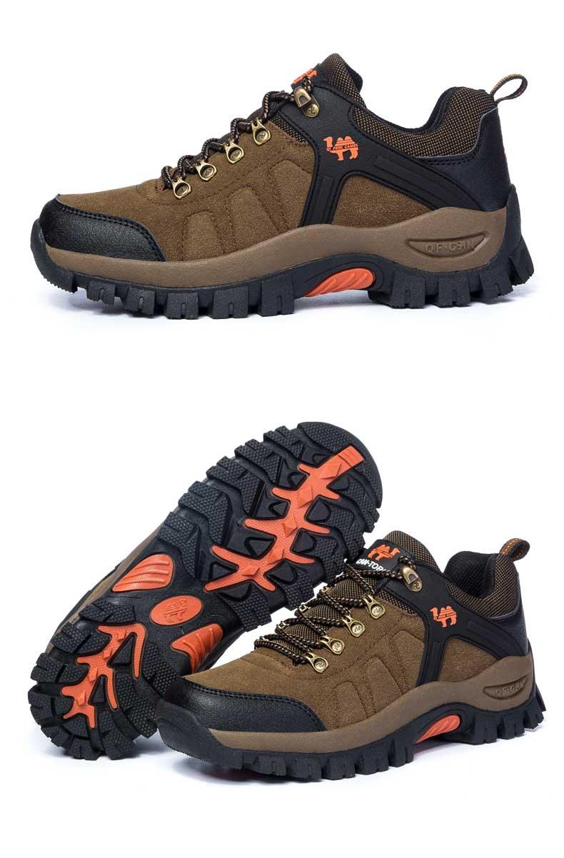 Men's Waterproof Outdoor Hiking Sneakers - Athletic Casual Shoes