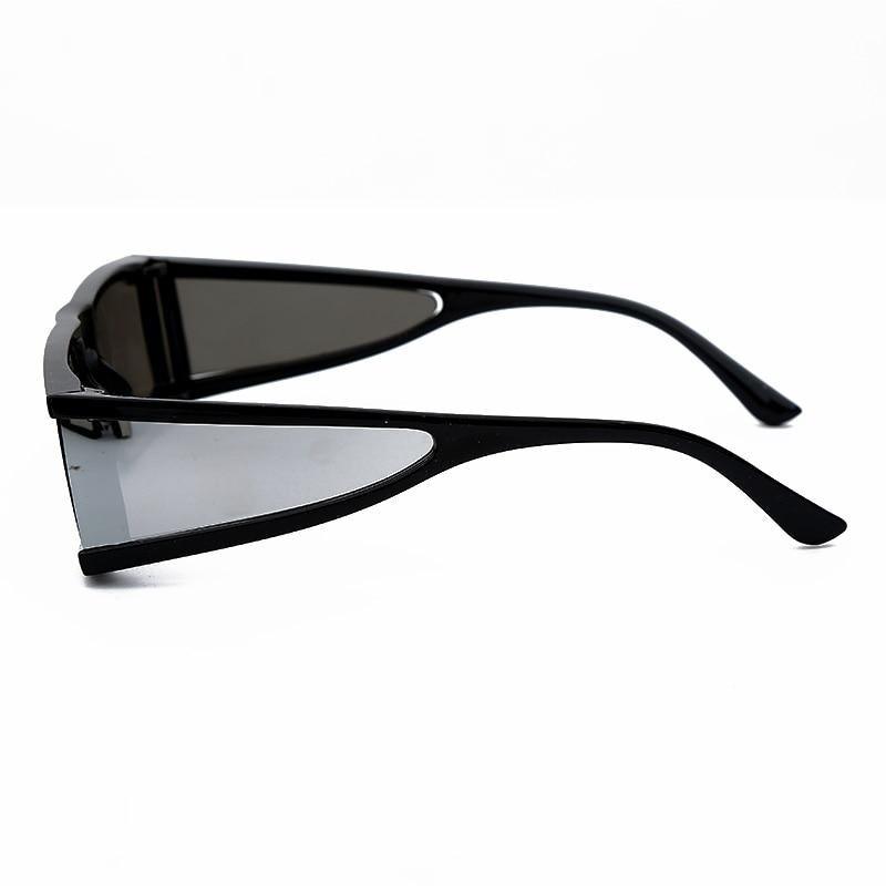 90s Retro Rectangle Sunglasses - Small Frame Elegant Shades