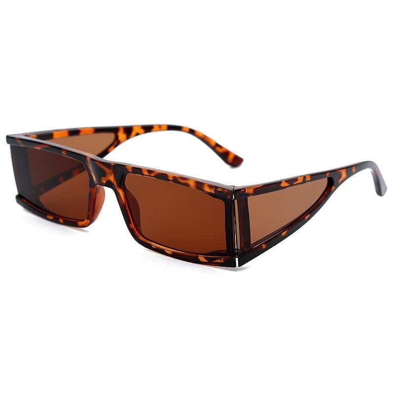 90s Retro Rectangle Sunglasses - Small Frame Elegant Shades