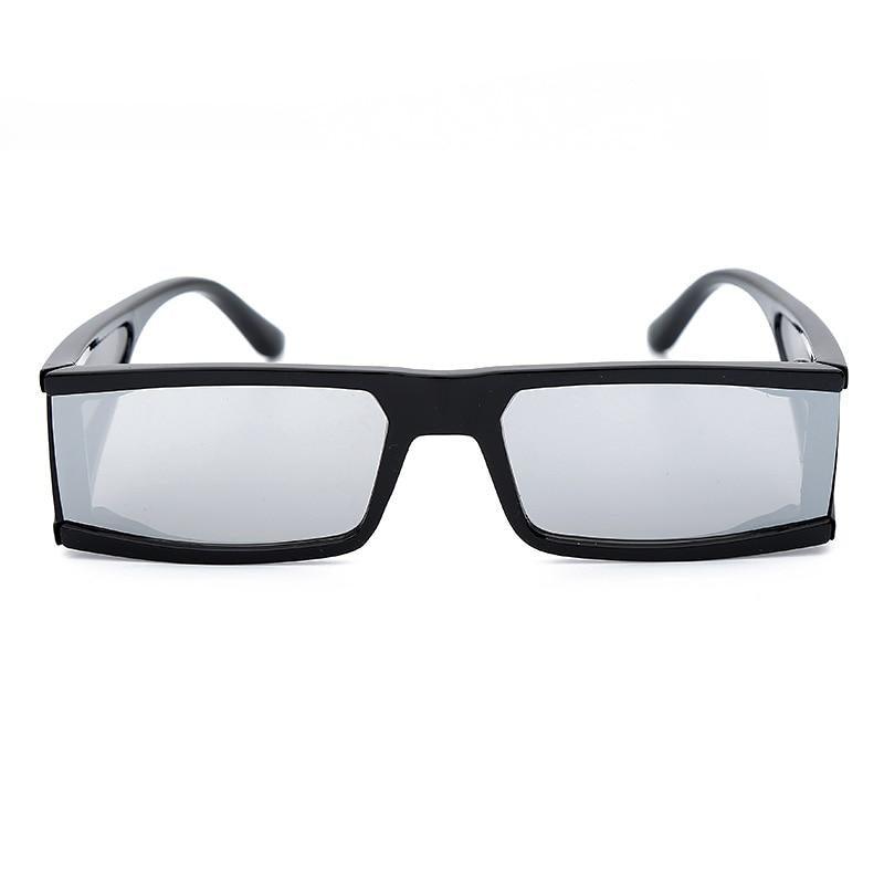 90s Retro Rectangle Sunglasses - Small Frame Elegant Shades