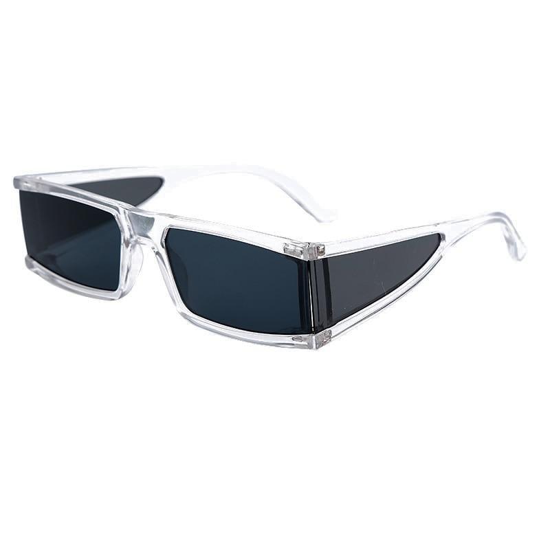 90s Retro Rectangle Sunglasses - Small Frame Elegant Shades