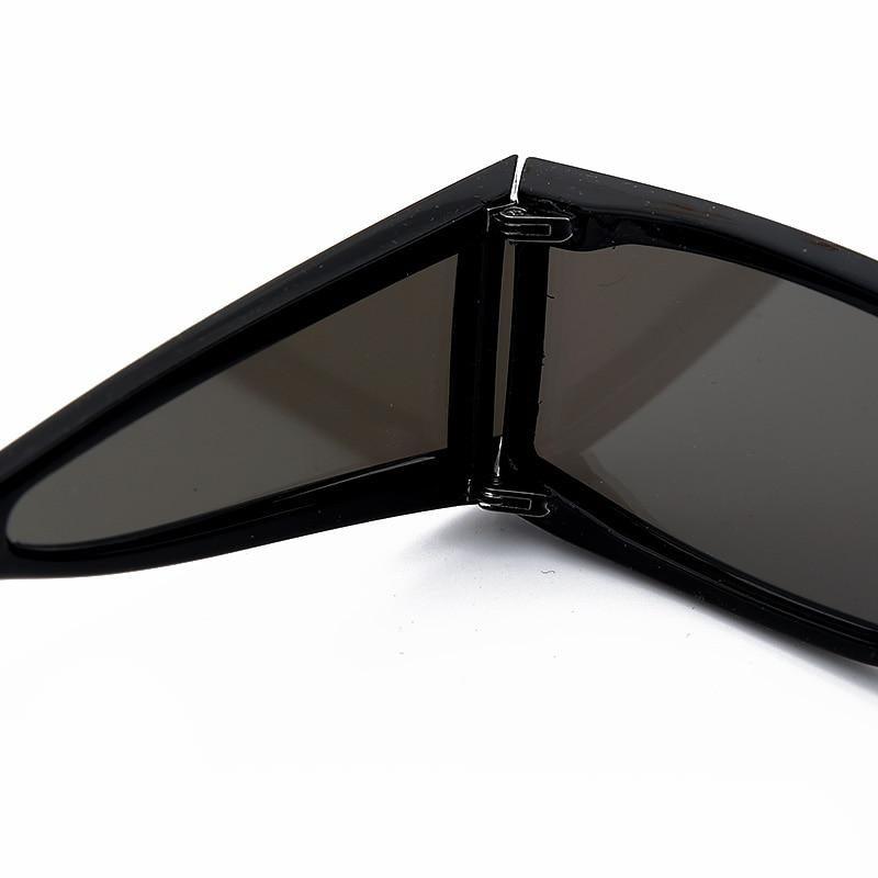90s Retro Rectangle Sunglasses - Small Frame Elegant Shades