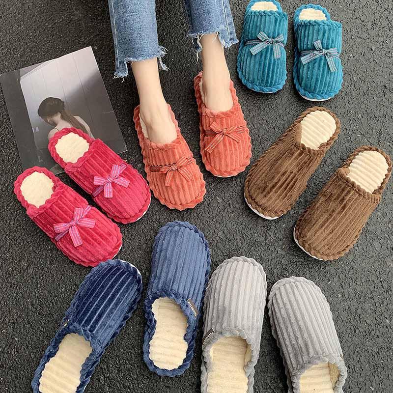 Unisex Memory Foam House Slippers - Cozy Non-Slip Bedroom Shoes