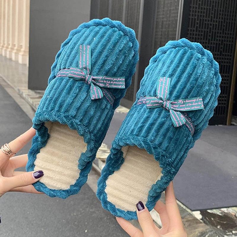 Unisex Memory Foam House Slippers - Cozy Non-Slip Bedroom Shoes