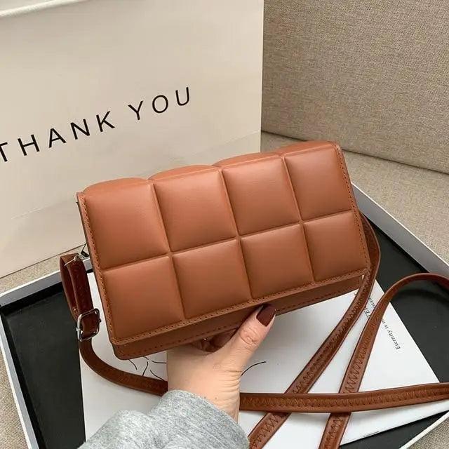 Minimalist Leather Cross-Body Bag - Trendy Minority Design