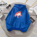 Cute Frog Hoodie for Girls Oversized Long Sleeve Sweatshirt