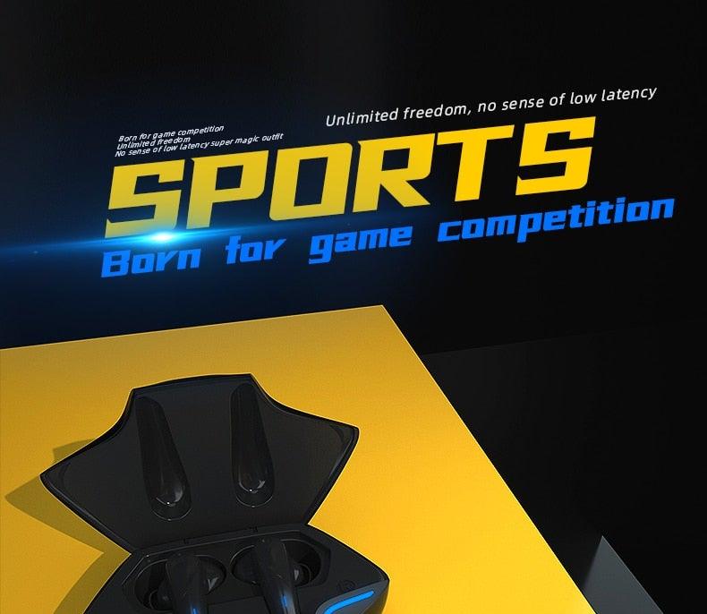 Wireless Bluetooth 5.0 Sport Earbuds with 30-Hour Charging Case