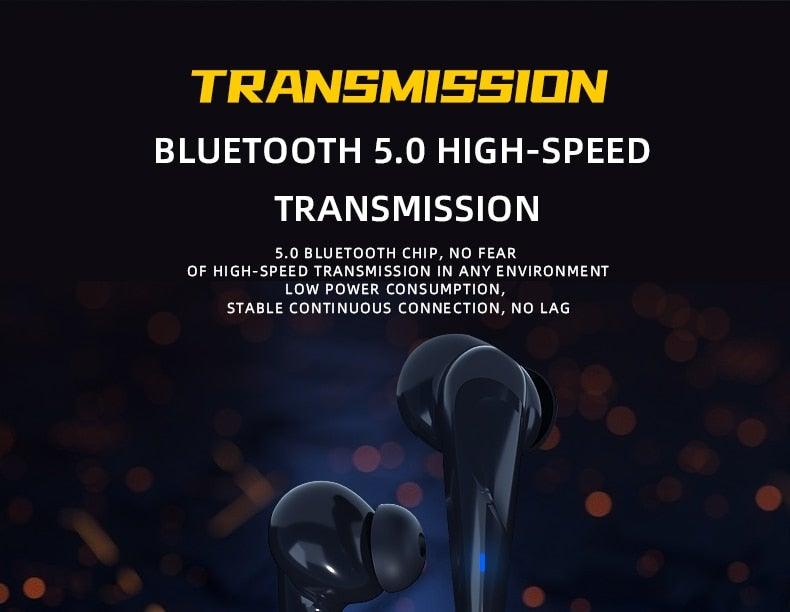 Wireless Bluetooth 5.0 Sport Earbuds with 30-Hour Charging Case