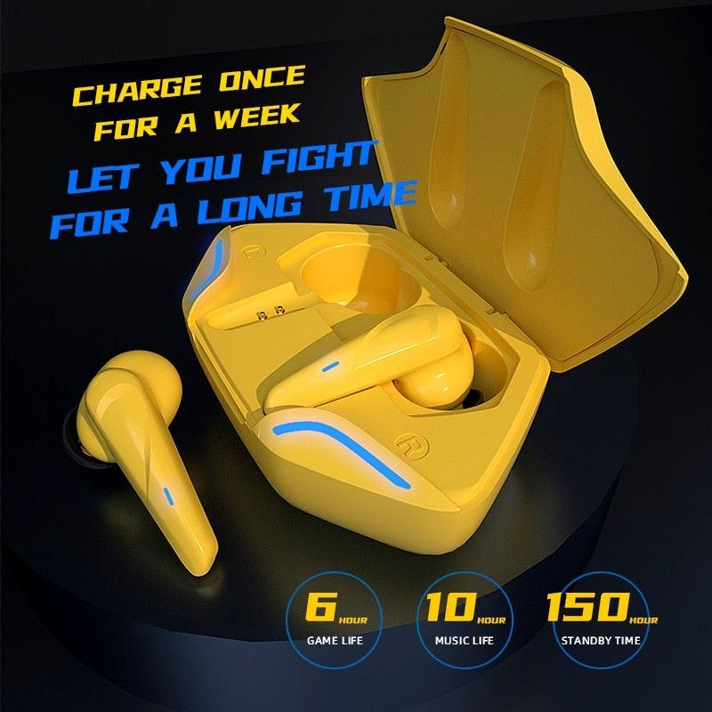 Wireless Bluetooth 5.0 Sport Earbuds with 30-Hour Charging Case
