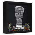 New Hampshire Beer Typography Shadow Box