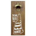 New Hampshire Drink Beer From Here Cap Catching Magnetic Bottle Opener