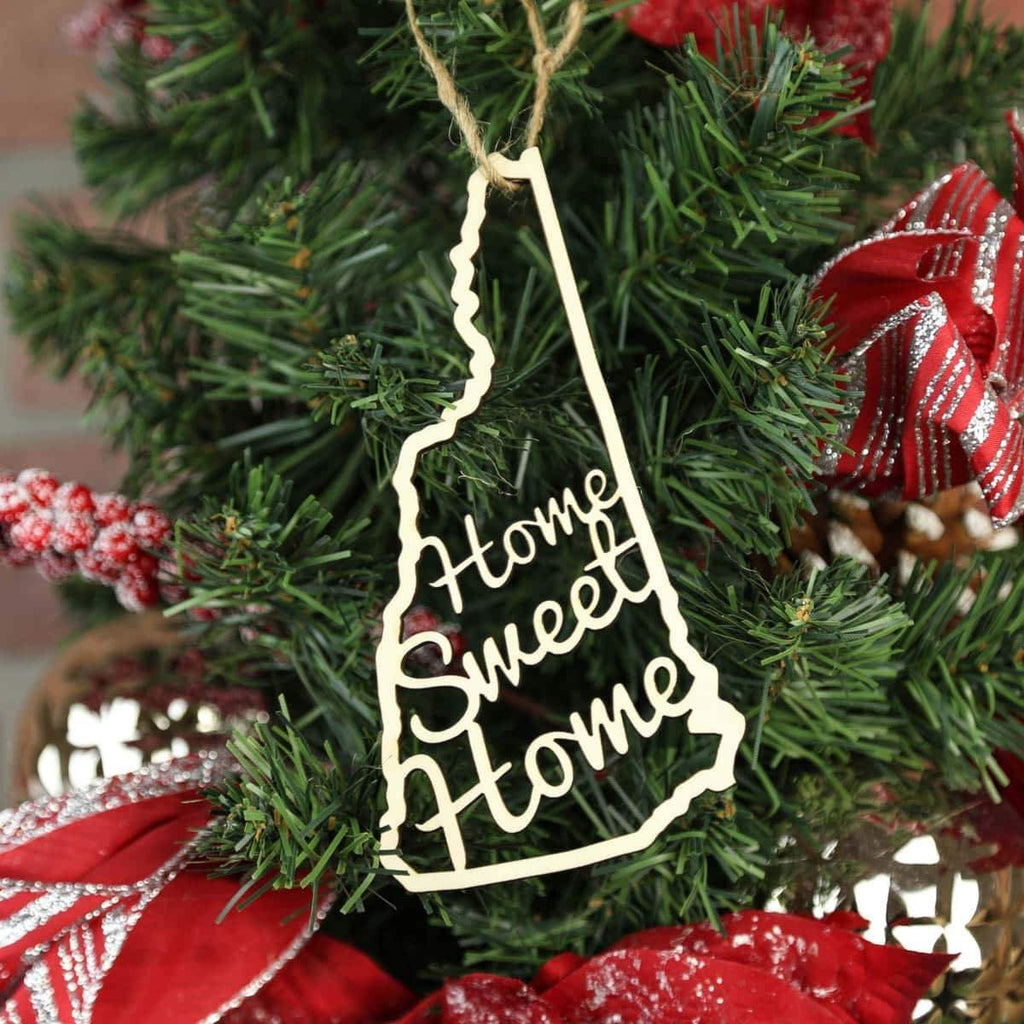 New Hampshire Home Sweet Home Ornaments