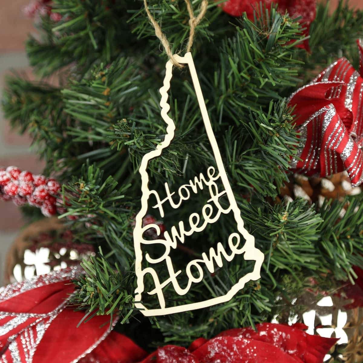 New Hampshire Home Sweet Home Ornaments