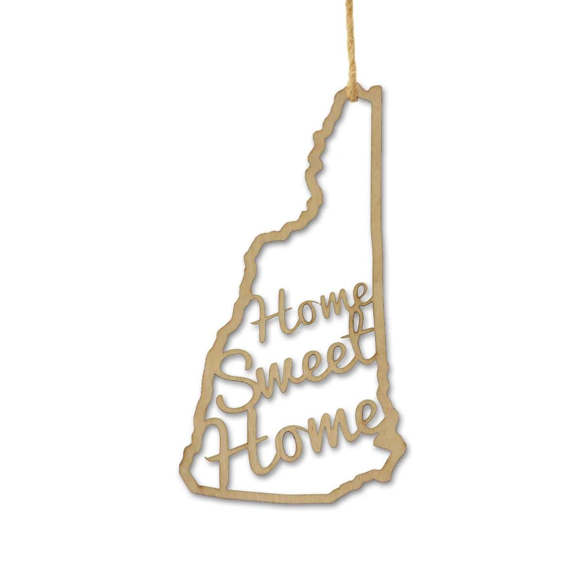 New Hampshire Home Sweet Home Ornaments