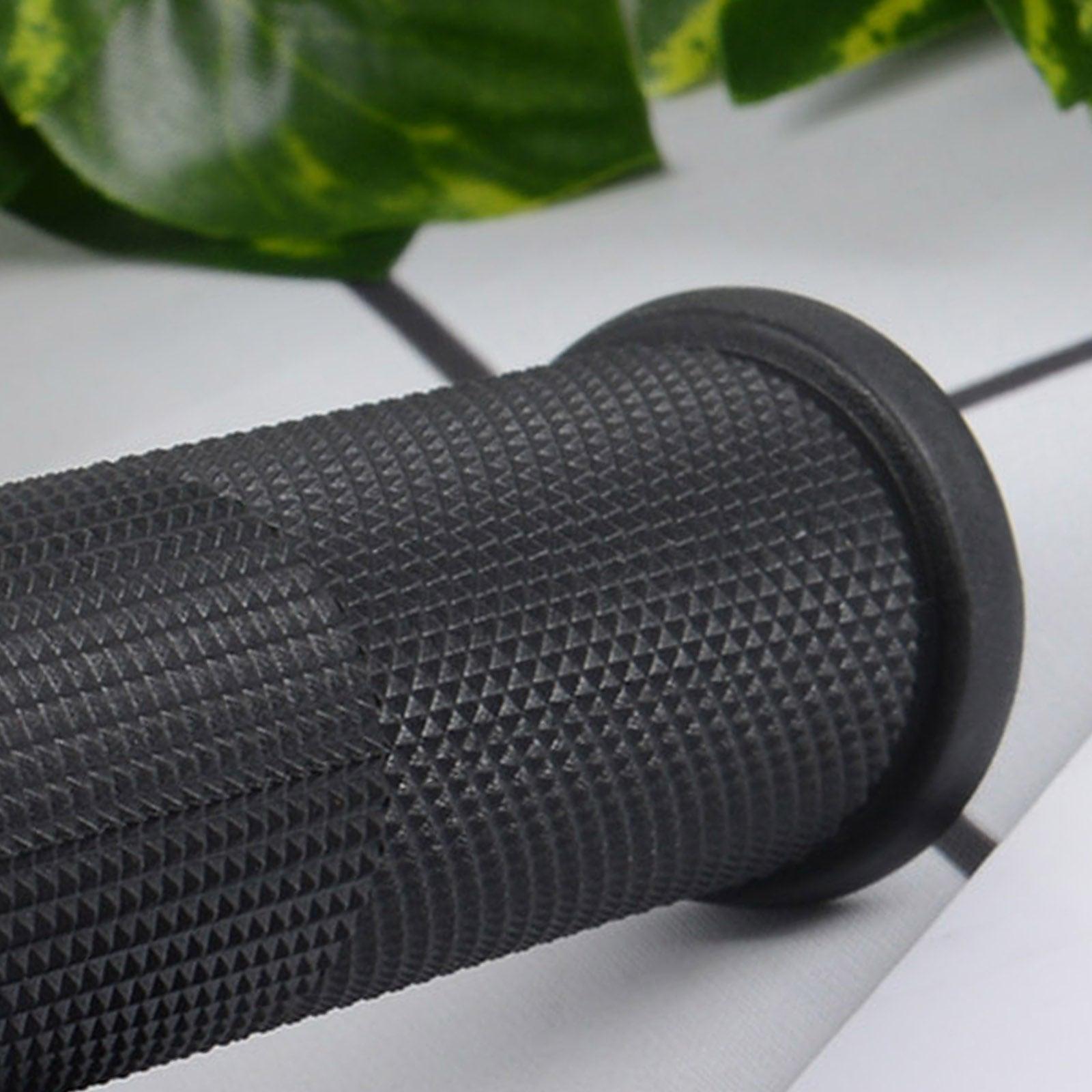 Shockproof Rubber Mountain Bike Grips with Dual Lock-On Rings
