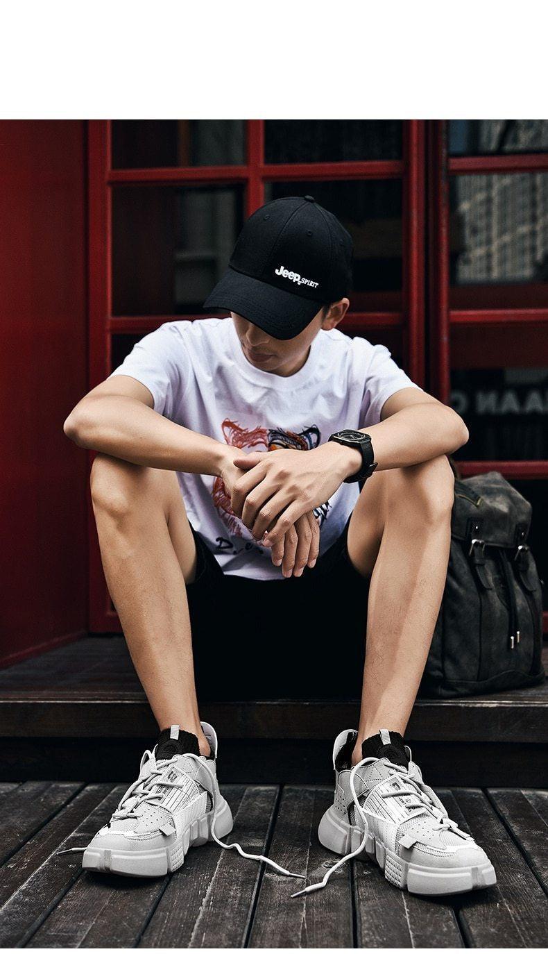 Men's Lightweight Breathable Mesh Athletic Running Sneakers