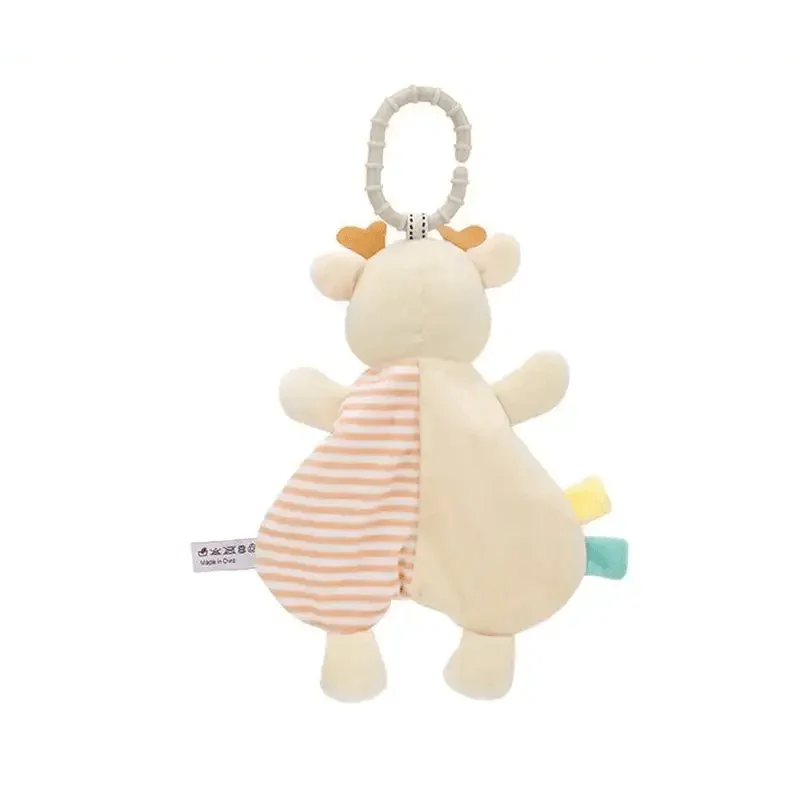 Soft Rabbit Security Blanket & Plush Soothing Toy for Newborns