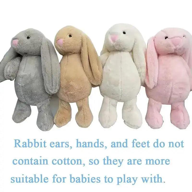Soft Rabbit Security Blanket & Plush Soothing Toy for Newborns