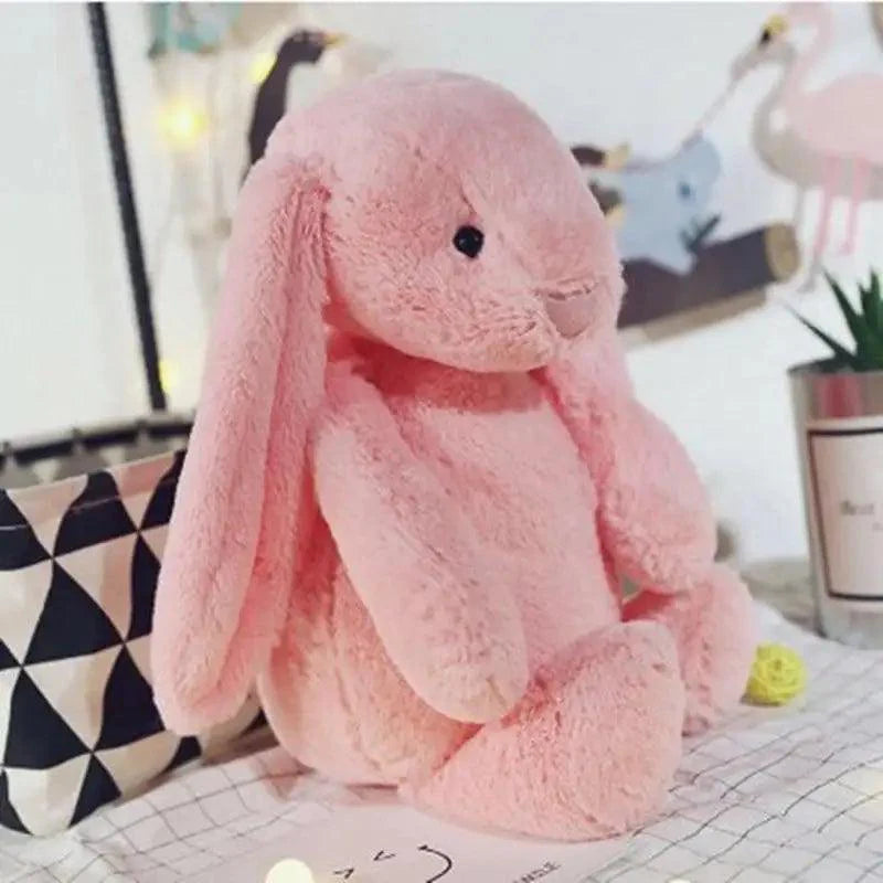 Soft Rabbit Security Blanket & Plush Soothing Toy for Newborns