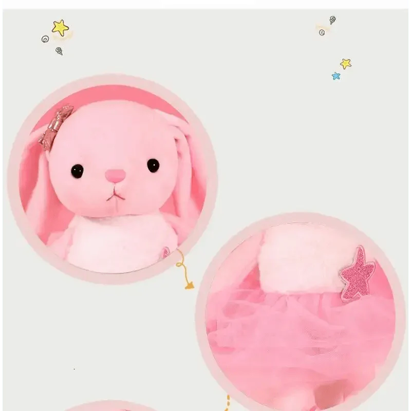 Soft Rabbit Security Blanket & Plush Soothing Toy for Newborns