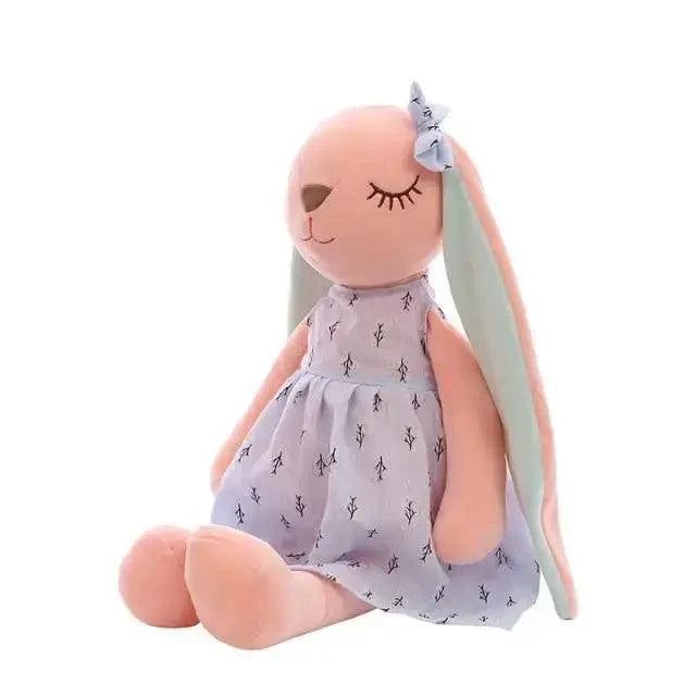 Soft Rabbit Security Blanket & Plush Soothing Toy for Newborns