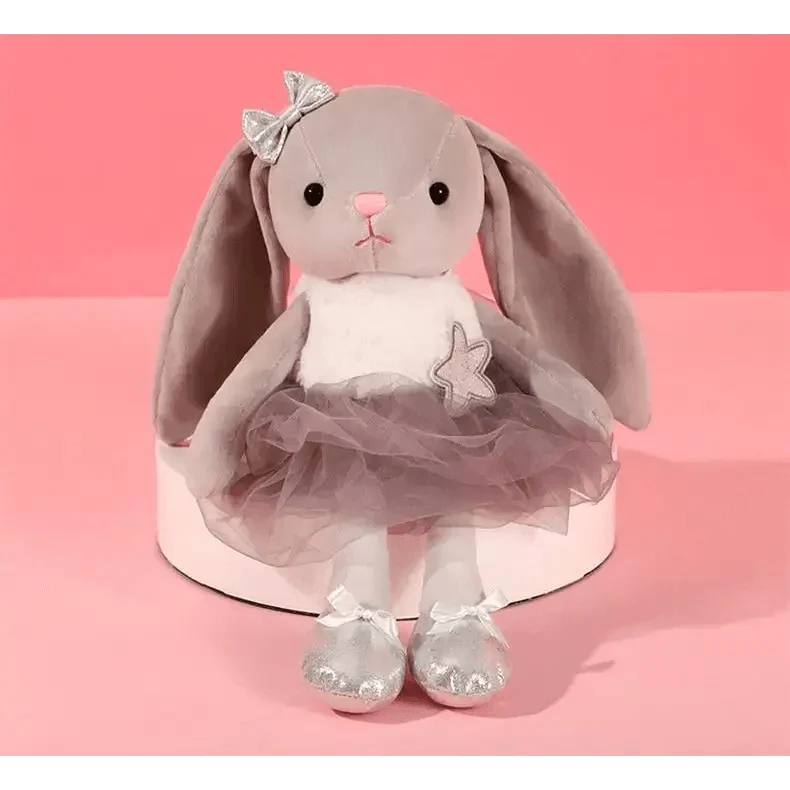 Soft Rabbit Security Blanket & Plush Soothing Toy for Newborns