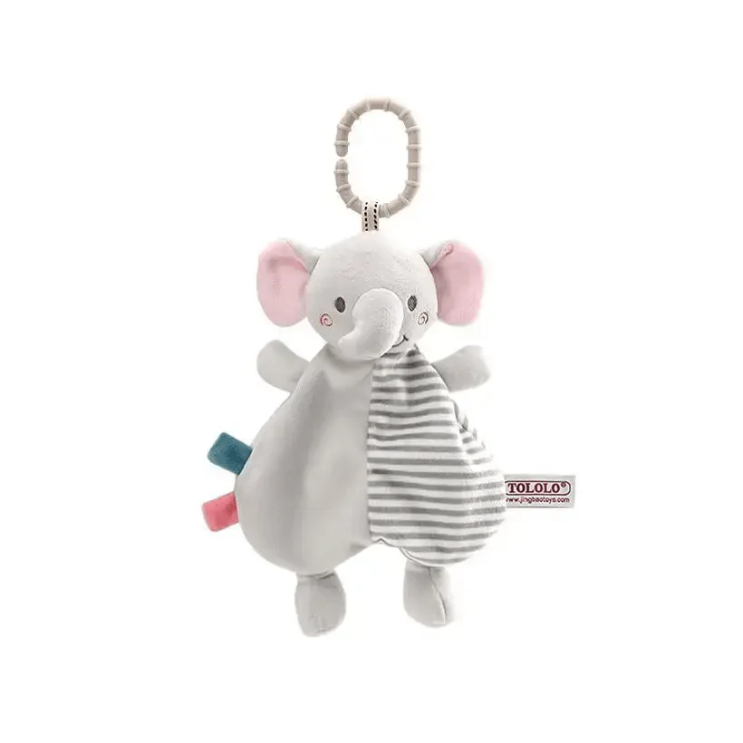 Soft Rabbit Security Blanket & Plush Soothing Toy for Newborns