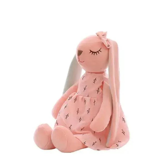 Soft Rabbit Security Blanket & Plush Soothing Toy for Newborns