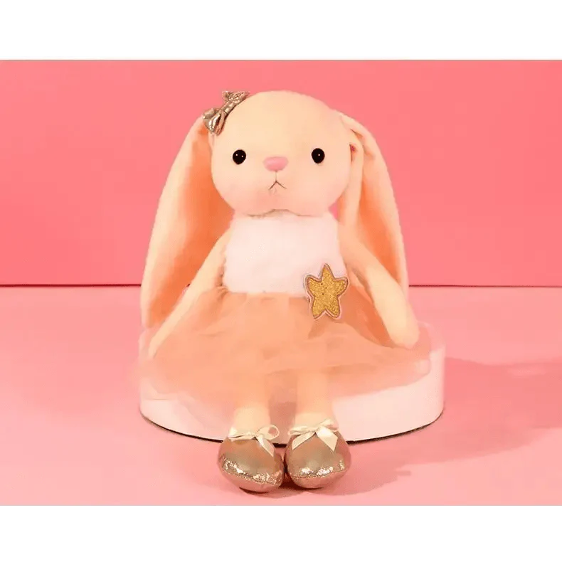 Soft Rabbit Security Blanket & Plush Soothing Toy for Newborns