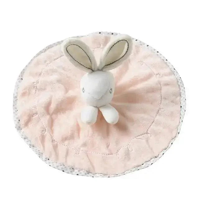 Soft Rabbit Security Blanket & Plush Soothing Toy for Newborns