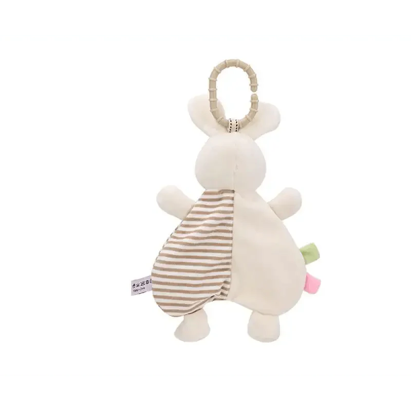 Soft Rabbit Security Blanket & Plush Soothing Toy for Newborns
