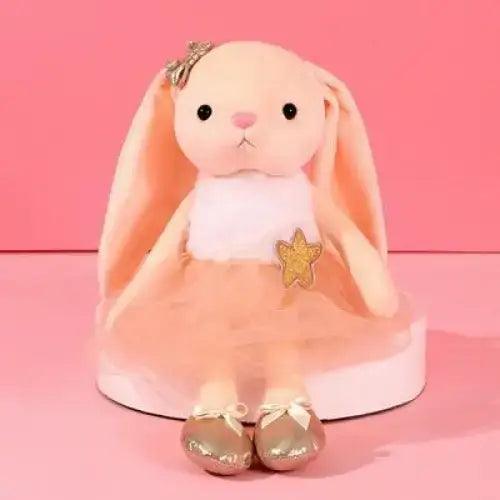 Soft Rabbit Security Blanket & Plush Soothing Toy for Newborns