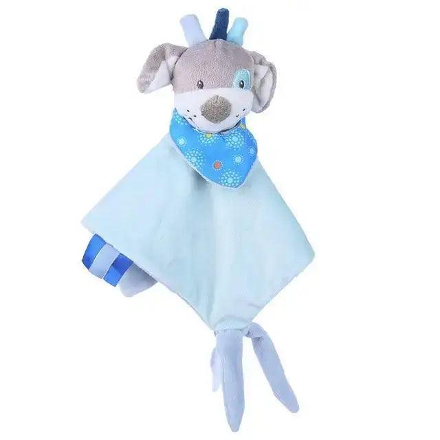 Soft Rabbit Security Blanket & Plush Soothing Toy for Newborns