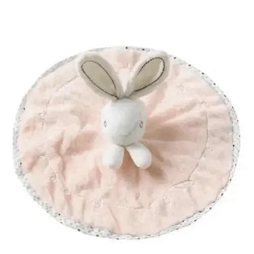 Soft Rabbit Security Blanket & Plush Soothing Toy for Newborns