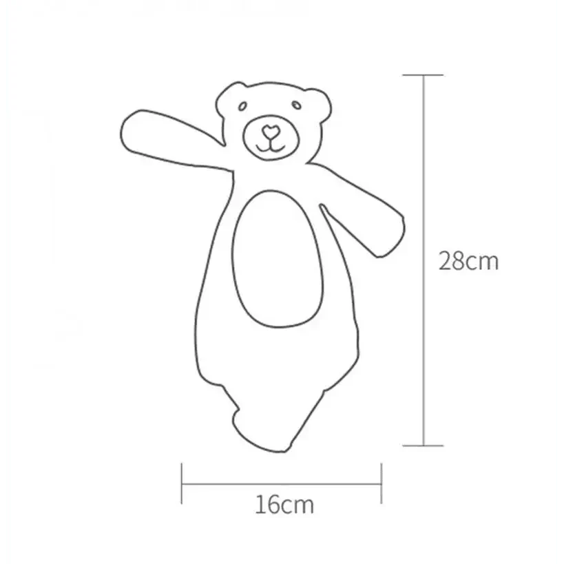 Soft Rabbit Security Blanket & Plush Soothing Toy for Newborns