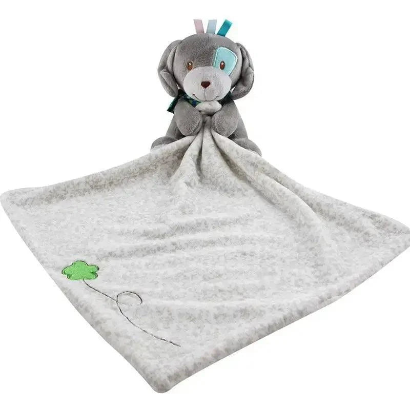 Soft Rabbit Security Blanket & Plush Soothing Toy for Newborns