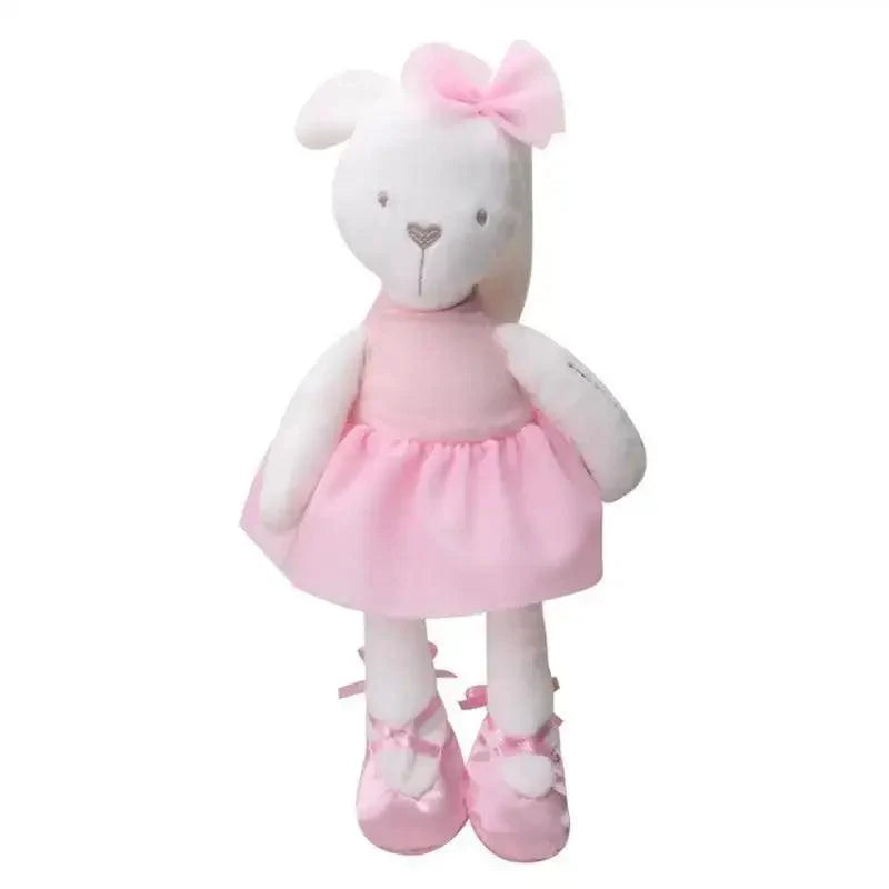 Soft Rabbit Security Blanket & Plush Soothing Toy for Newborns