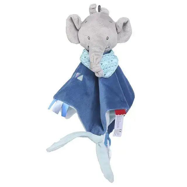 Soft Rabbit Security Blanket & Plush Soothing Toy for Newborns